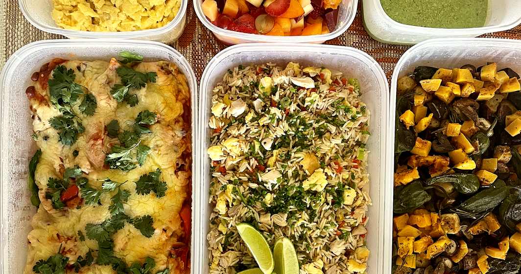Comida caseira, sem pensar no que cozinhar